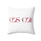 41 Tilt Cos Cob Spun Polyester Square Pillow