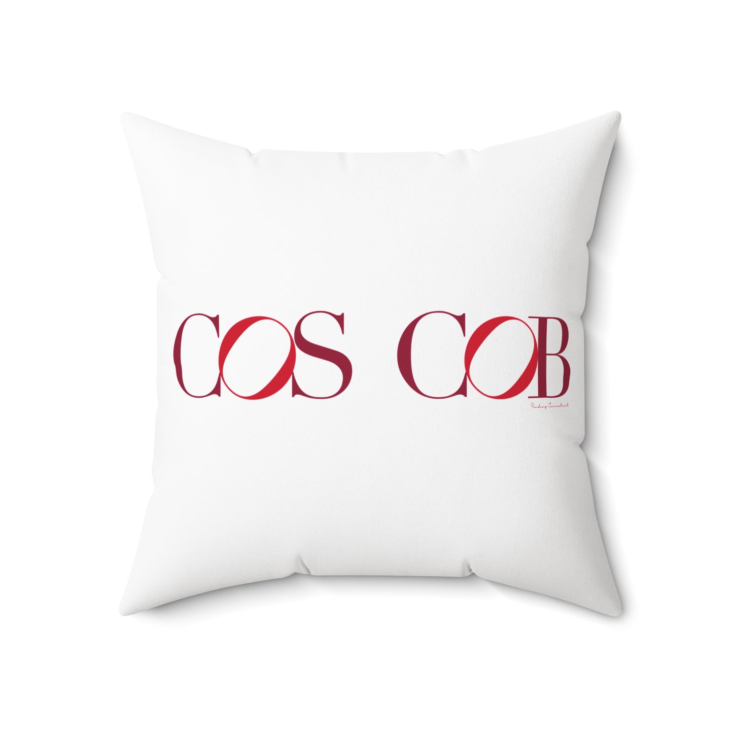 41 Tilt Cos Cob Spun Polyester Square Pillow