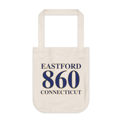 Eastford 860 Connecticut Organic Canvas Tote Bag