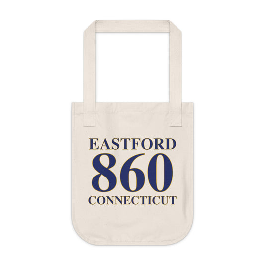 Eastford 860 Connecticut Organic Canvas Tote Bag