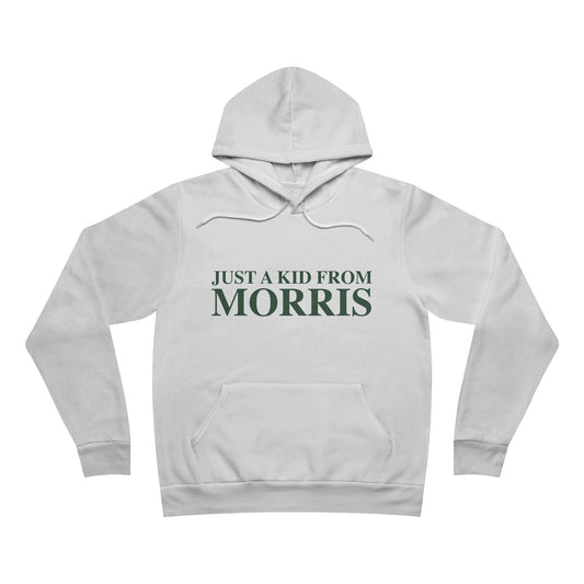 Just a kid from Morris Unisex Sponge Fleece Pullover Hoodie