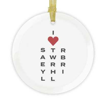 Strawberry Hill Vision Glass Ornaments