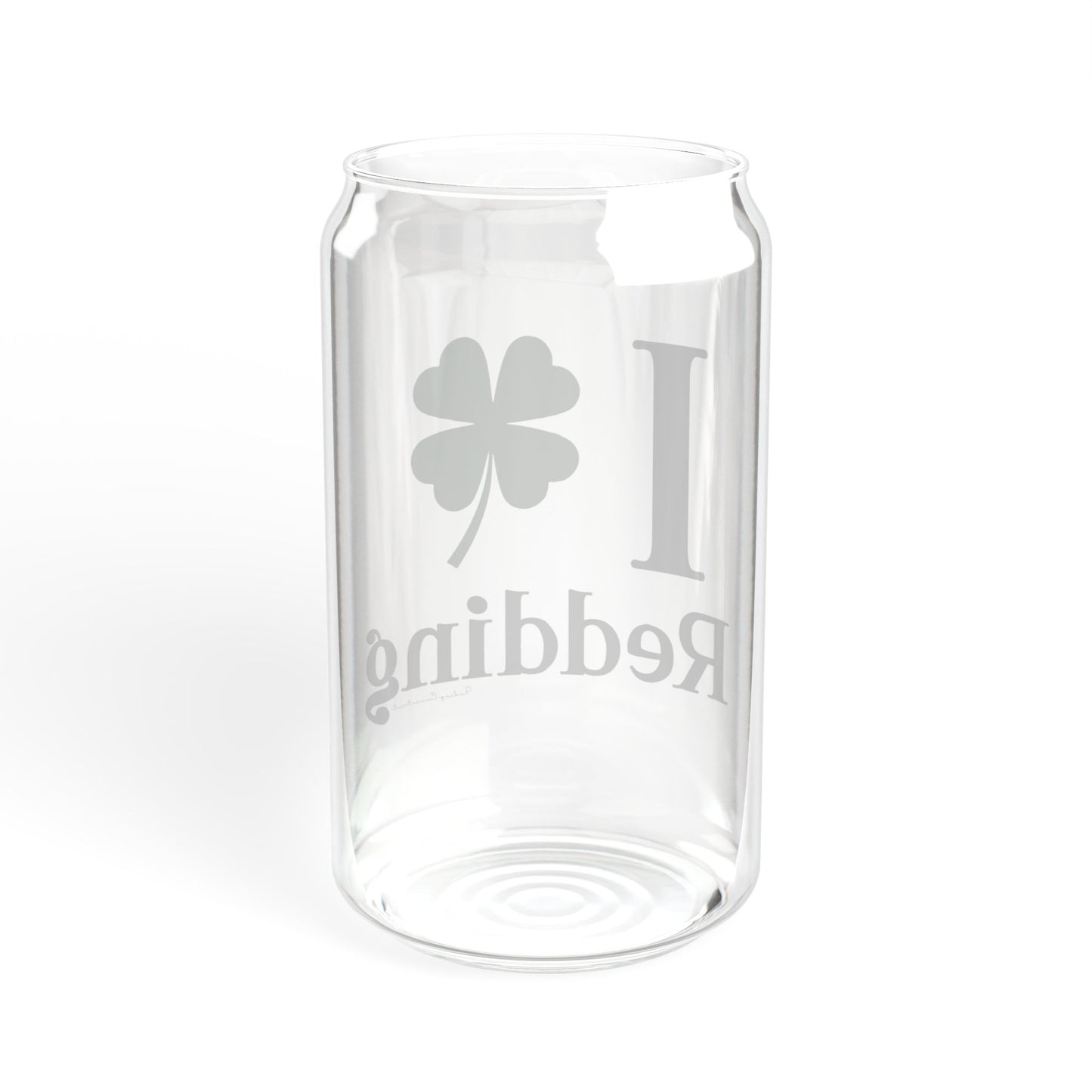 I Clover Redding Sipper Glass, 16oz