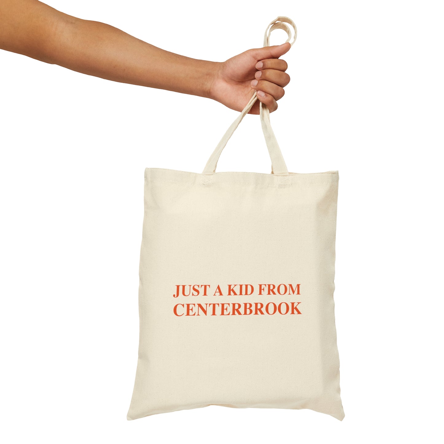 Just a kid from Centerbrook Cotton Canvas Tote Bag