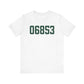 06853 Norwalk Connecticut Zip Code Unisex Jersey Short Sleeve T-Shirt