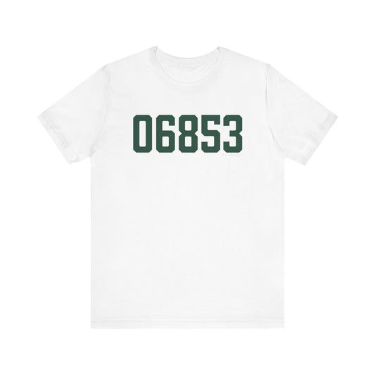 06853 Norwalk Connecticut Zip Code Unisex Jersey Short Sleeve T-Shirt