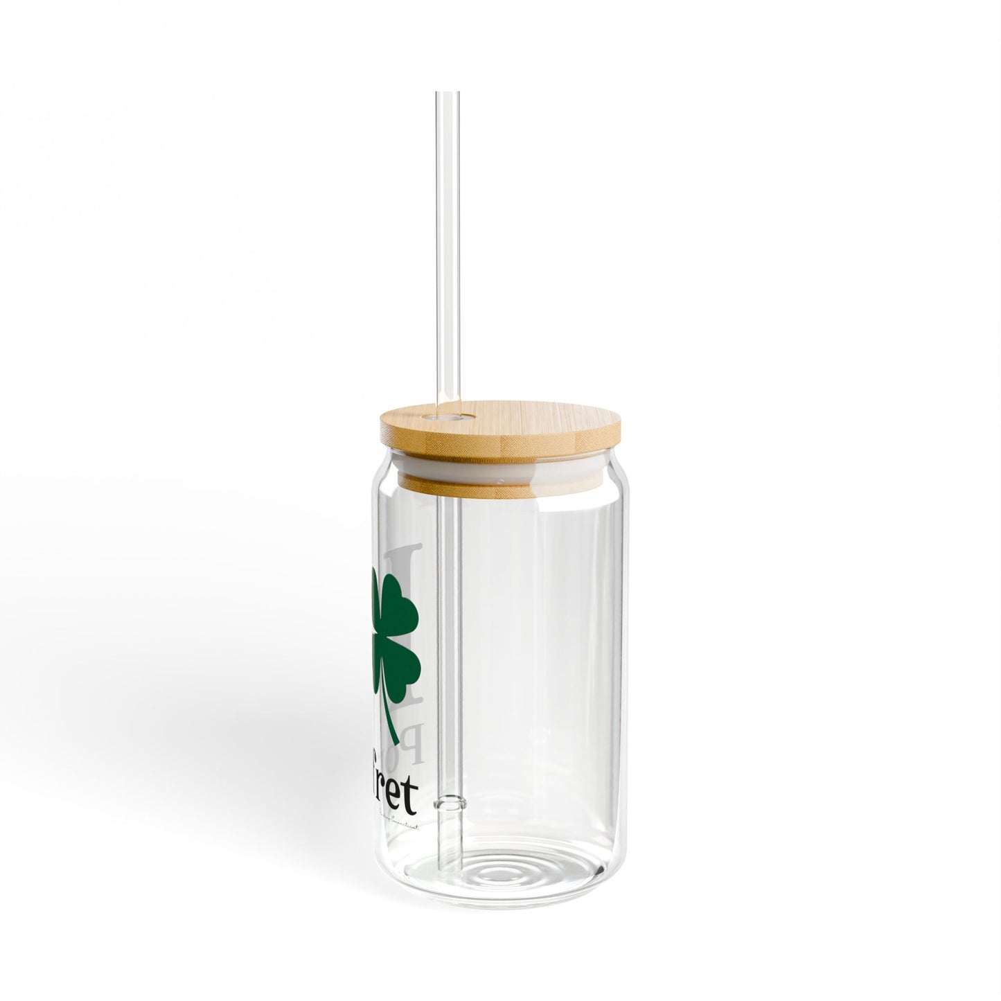 I Clover Pomfret Sipper Glass, 16oz