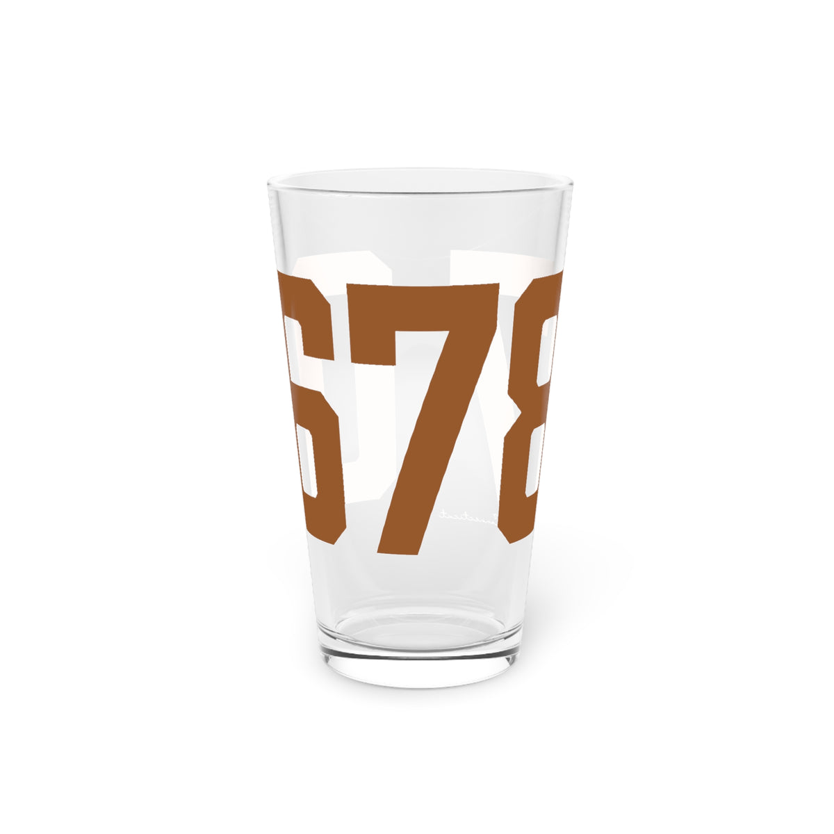 06787 Thomaston Connecticut Zip Code Pint Glass, 16oz