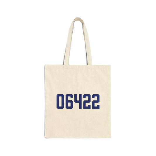06422 Durham Connecticut Zip Code Cotton Canvas Tote Bag