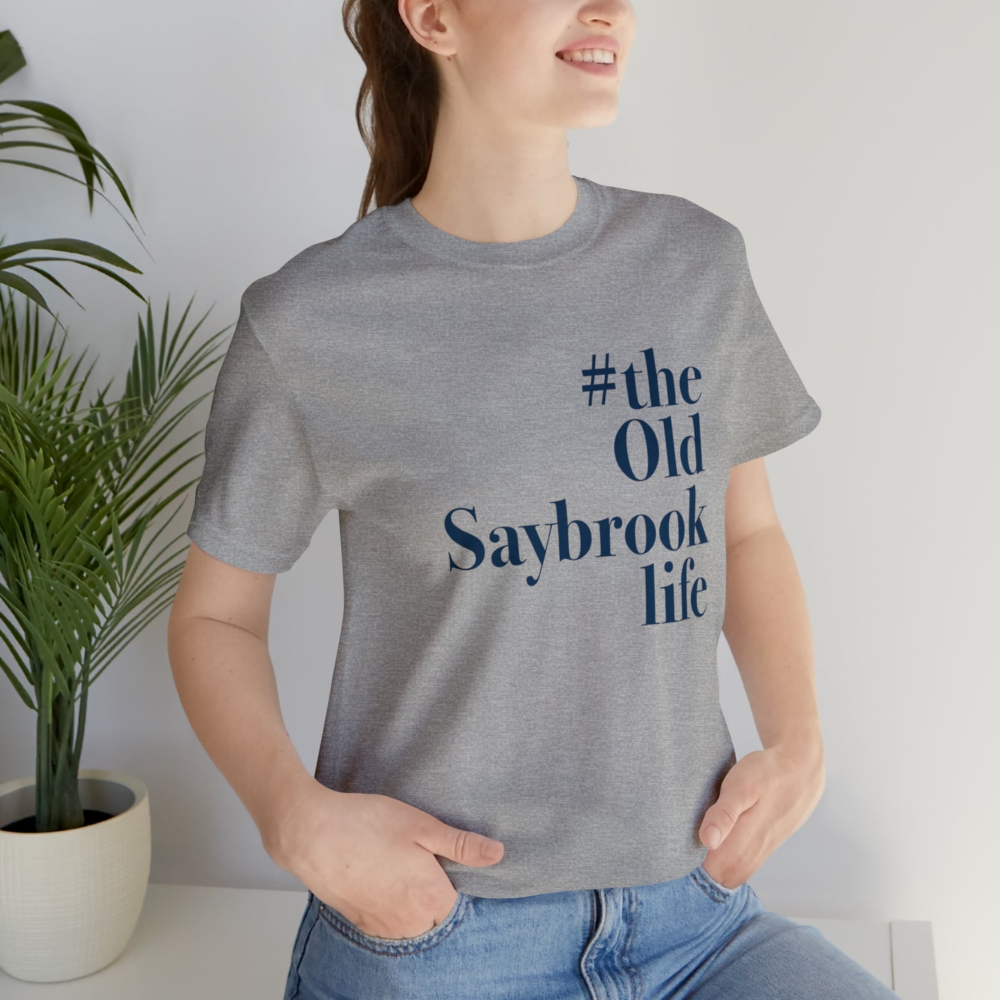 #theoldsaybrooklife Unisex Jersey Short Sleeve T-Shirt