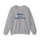 Wilton is my Happy Place Unisex Heavy Blend™ Crewneck Sweatshirt
