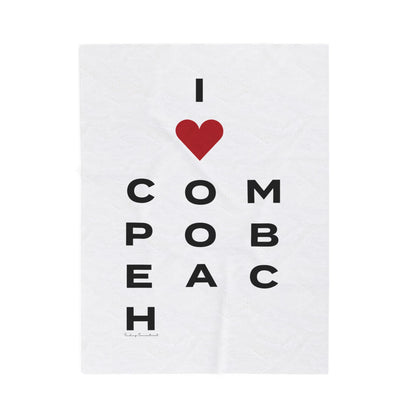 Compo Beach Vision Velveteen Plush Blanket