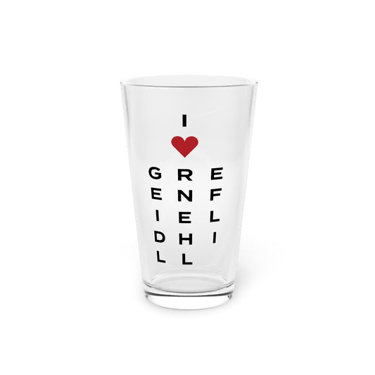 Greenfield Hill Vision Pint Glass, 16oz