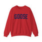 Goose Zip Code  Blue & Purple Unisex Heavy Blend™ Crewneck Sweatshirt