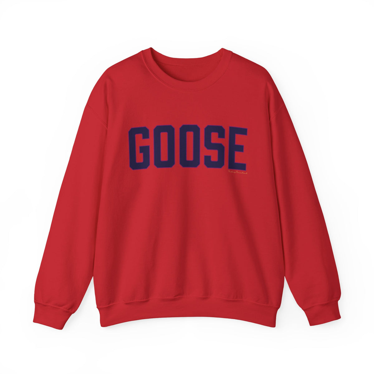 Goose Zip Code  Blue & Purple Unisex Heavy Blend™ Crewneck Sweatshirt