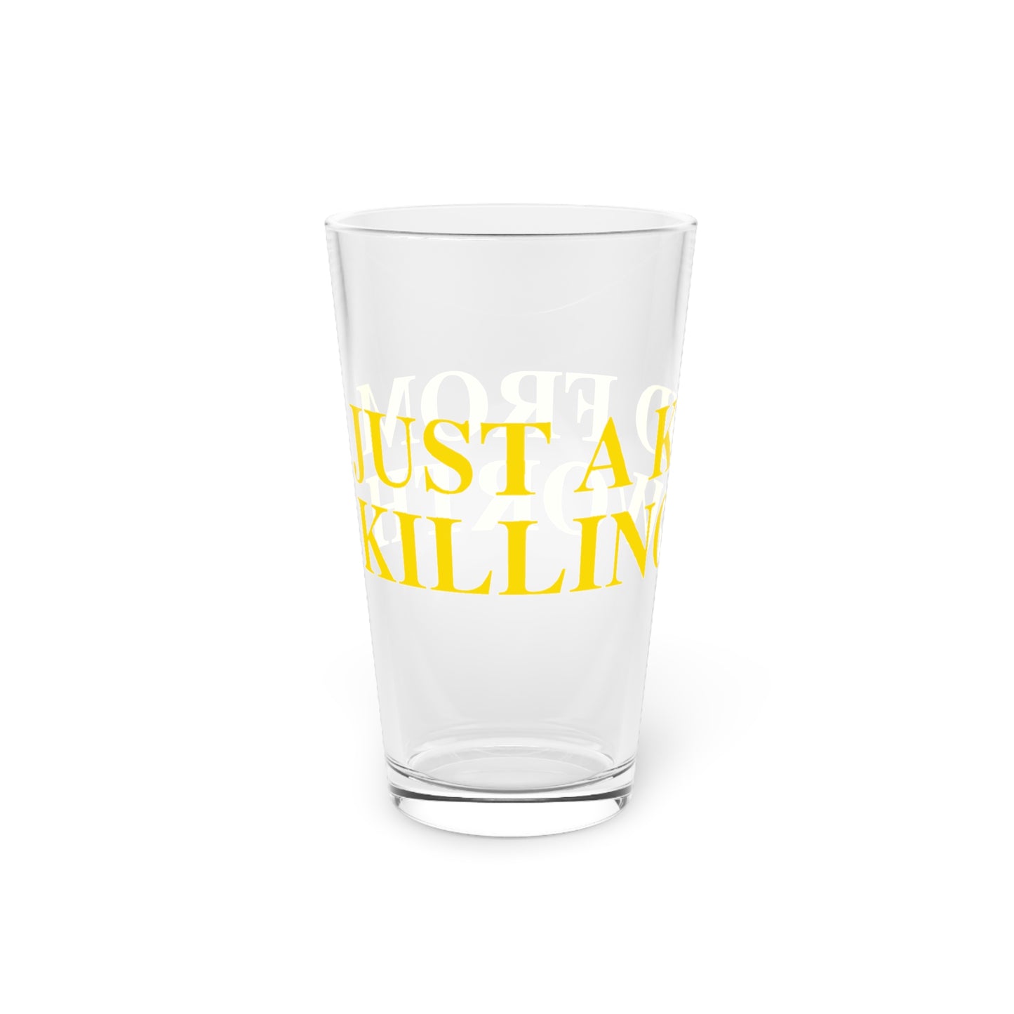 Just a kid from Killingworth Pint Glass, 16oz