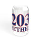 203 Bethel Trumbull Red, White & Blue Sipper Glass, 16oz