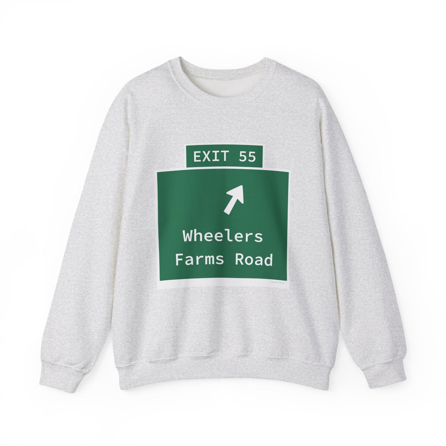 Vintage WCP Exit 55 Sign Unisex Heavy Blend™ Crewneck Sweatshirt