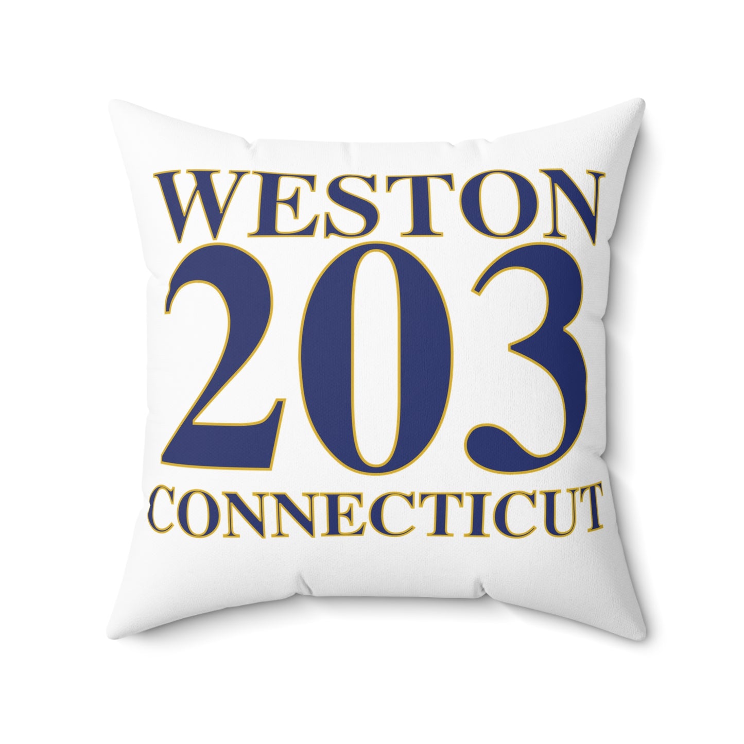 Weston 203 Connecticut  Spun Polyester Square Pillow
