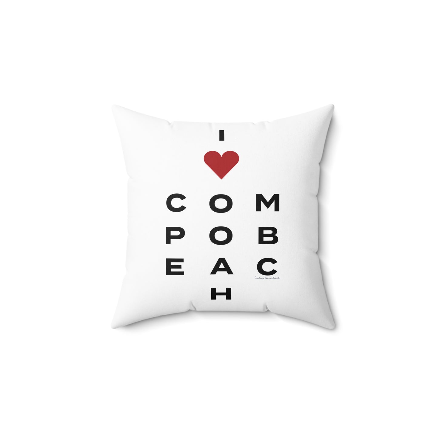 Compo Beach Vision Spun Polyester Square Pillow