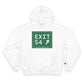 Vintage Exit 54  Merritt Parkway Sign Champion Hoodie