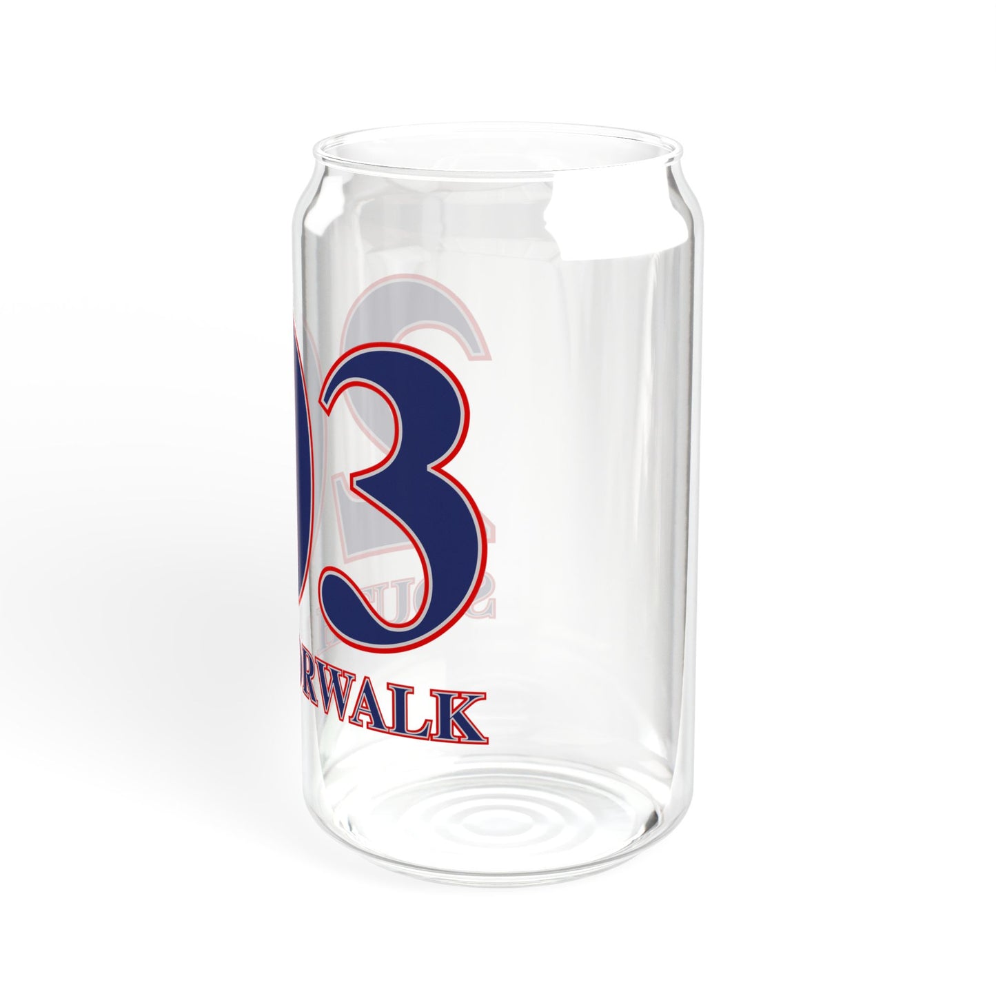 203 South Norwalk Red, White & Blue Sipper Glass, 16oz