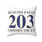 Beacon Falls 203 Connecticut Polyester Square Pillow