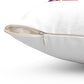 203 Branford Red White & BlueSpun Polyester Square Pillow