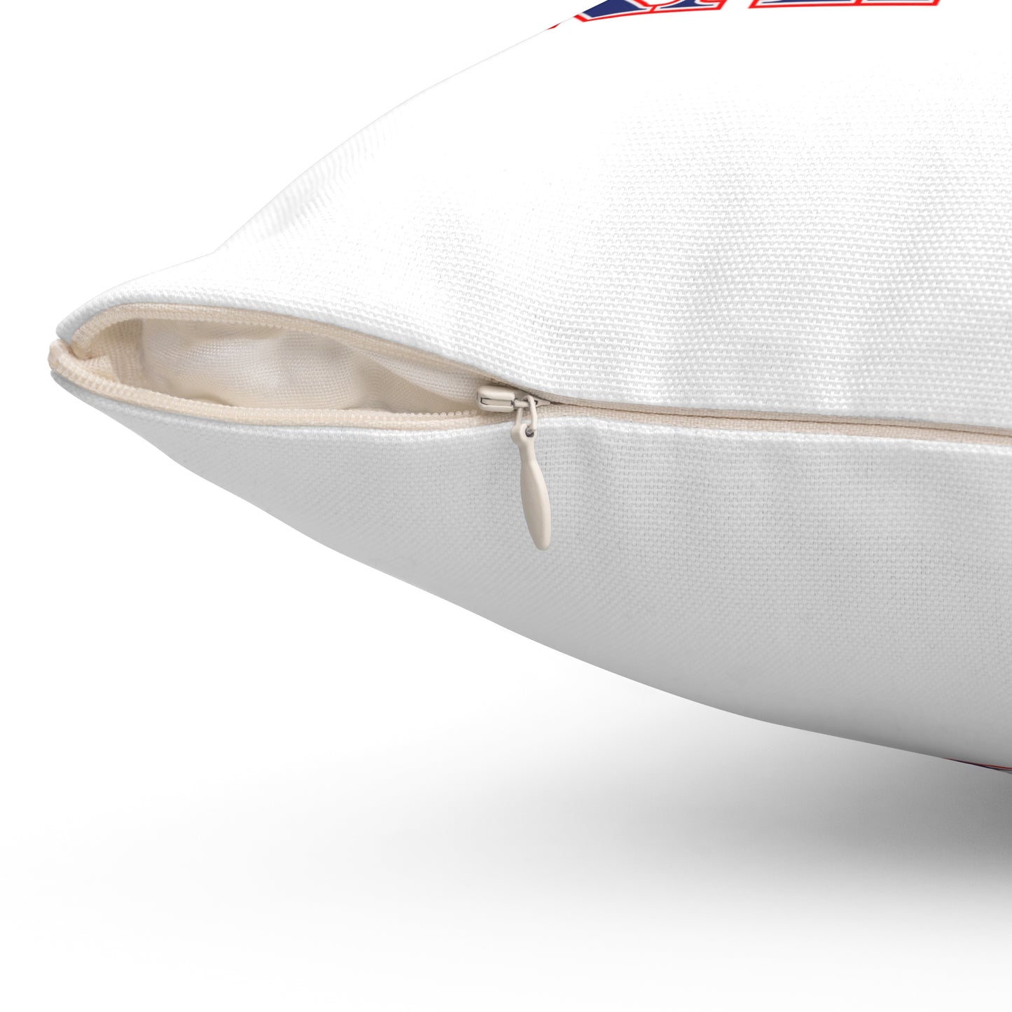203 Branford Red White & BlueSpun Polyester Square Pillow