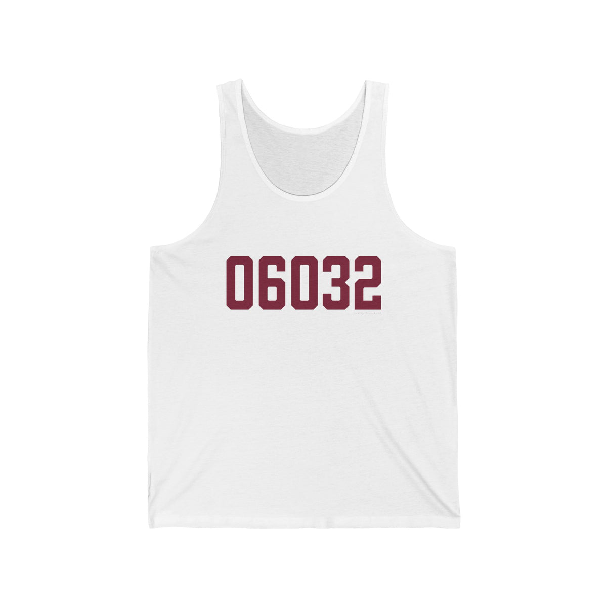 06032 Farmington Connecticut Zip Code Unisex Jersey Tank Top