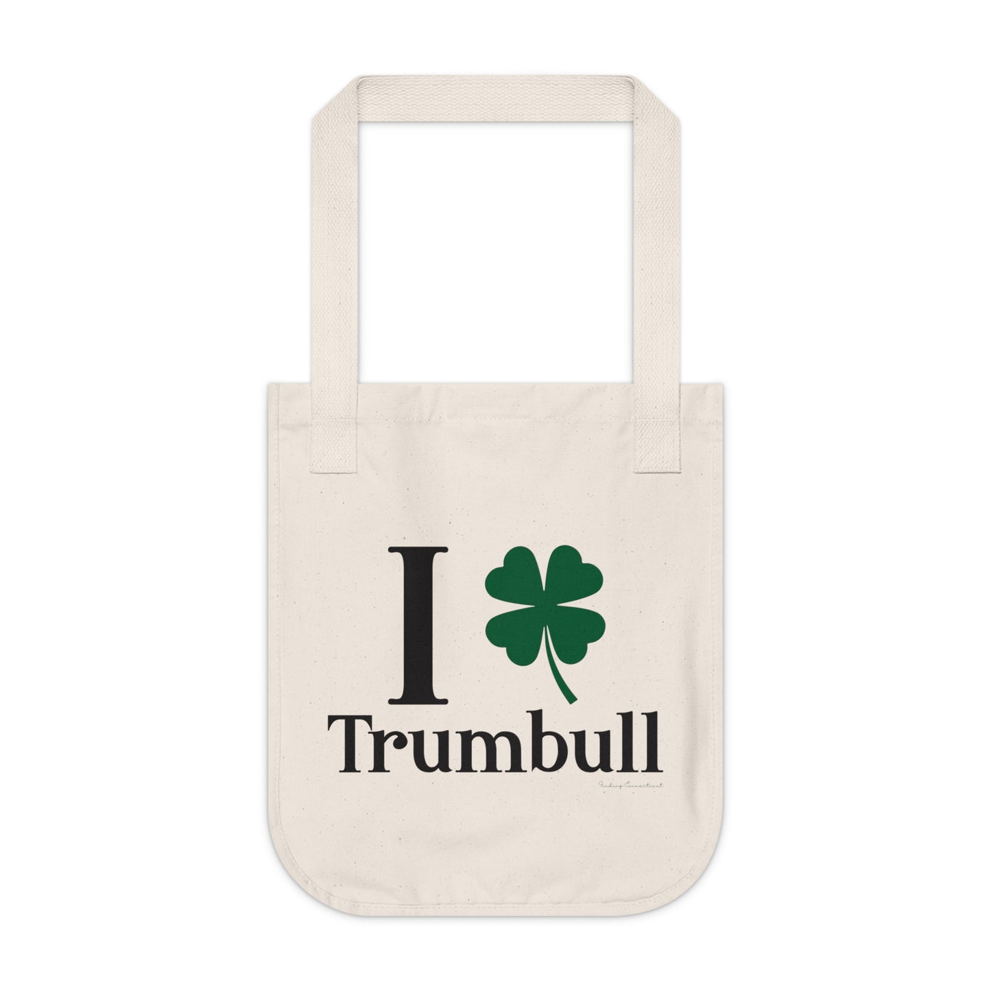 I Clover Trumbull Organic Canvas Tote Bag