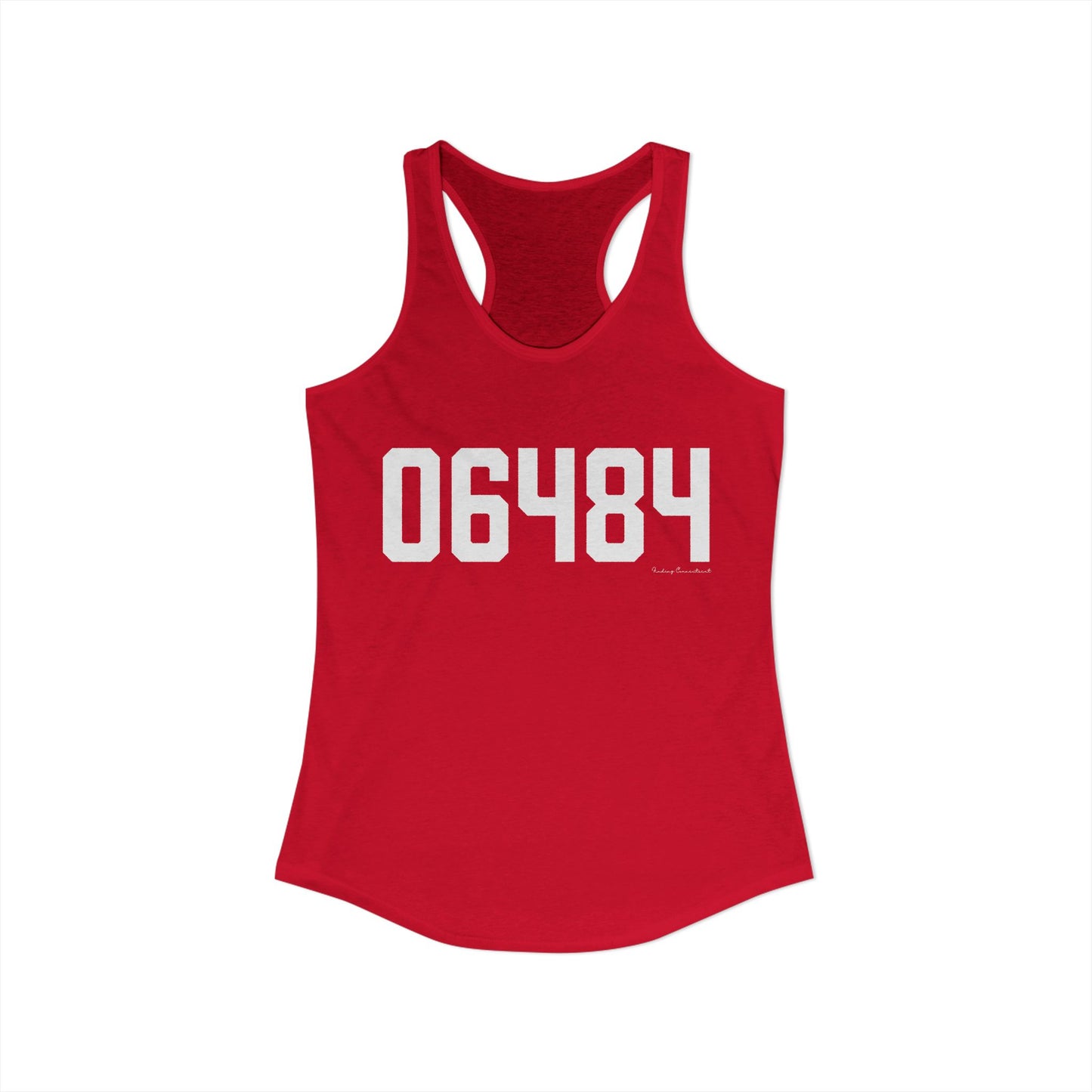 06484 Shelton Connecticut Zip Code Women's Ideal Racerback Tank Top