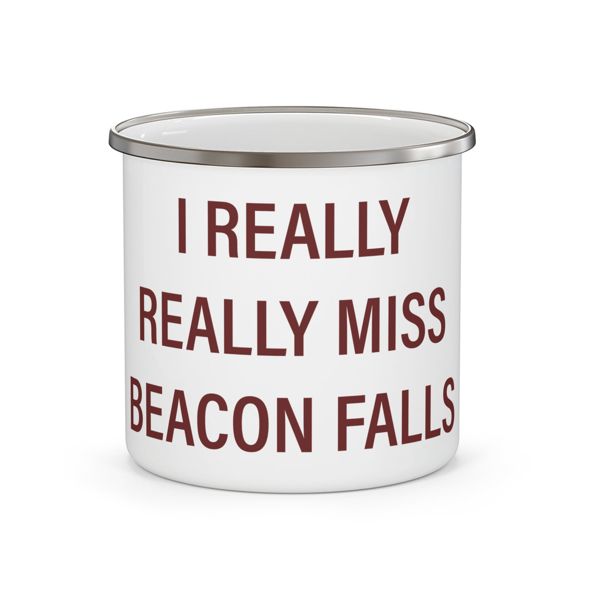 I Really Really Miss Beacon Falls Enamel Camping Mug