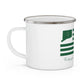 Ridgefield Connecticut St. Patrick's Day Flag Enamel Camping Mug