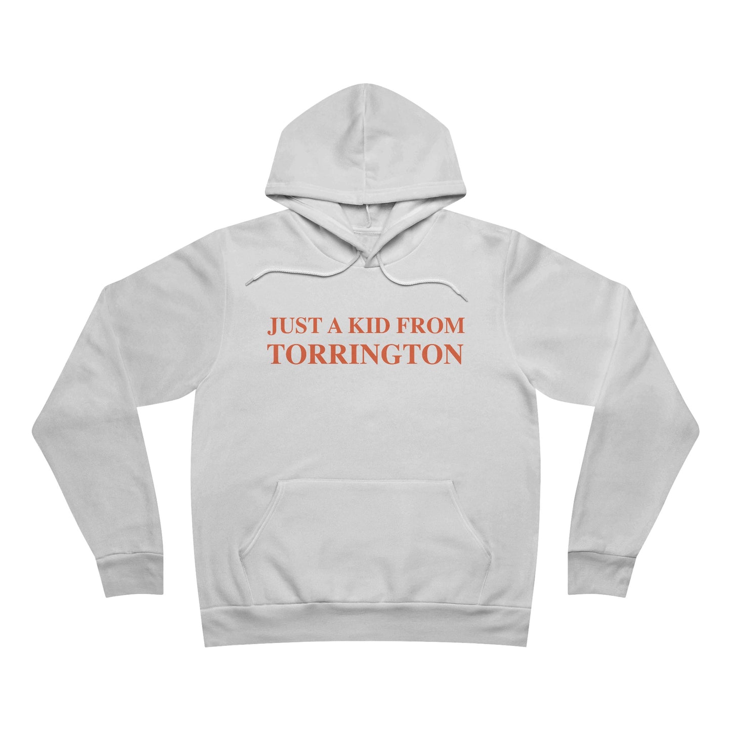 Just a kid from Torrington Unisex Sponge Fleece Pullover Hoodie