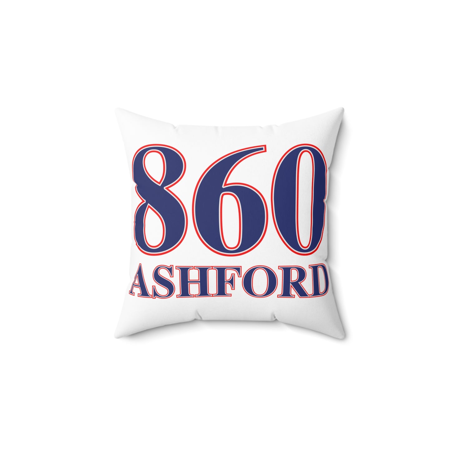 860 Ashford Red, White & Blue Spun Polyester Square Pillow