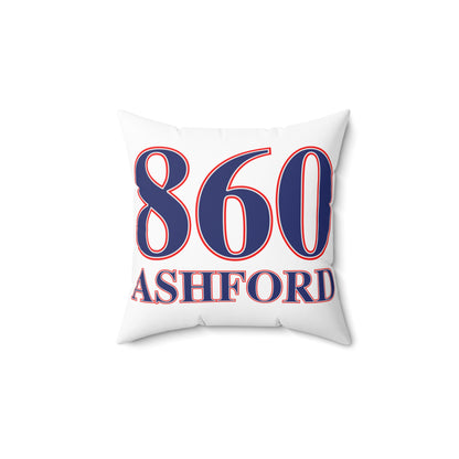 860 Ashford Red, White & Blue Spun Polyester Square Pillow