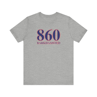 860 Barkhamsted Red White & Blue Unisex Jersey Short Sleeve T-Shirt