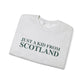 Just a kid from Scotland Unisex Heavy Blend™ Crewneck Sweatshirt