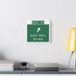 Vintage WCP Exit 67 Sign Matte Canvas, Stretched, 1.25"