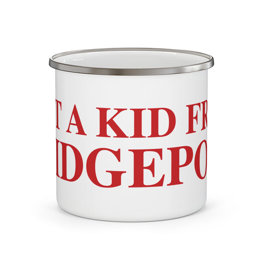 Just a kid from Bridgeport Enamel Camping Mug