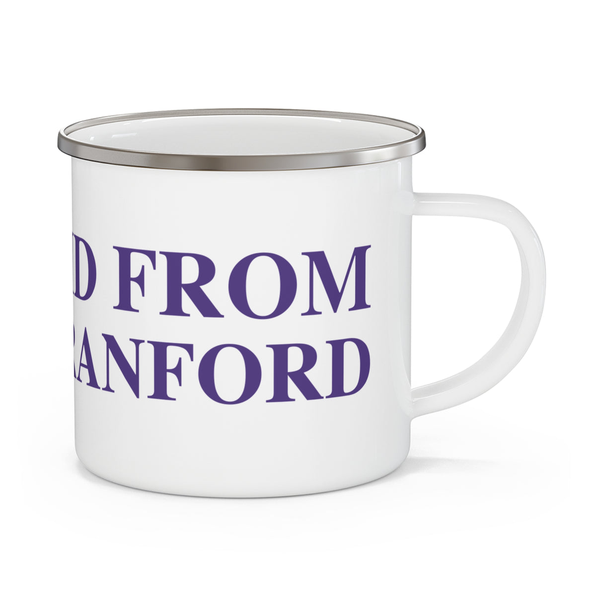Just a kid from North Branford  Enamel Camping Mug