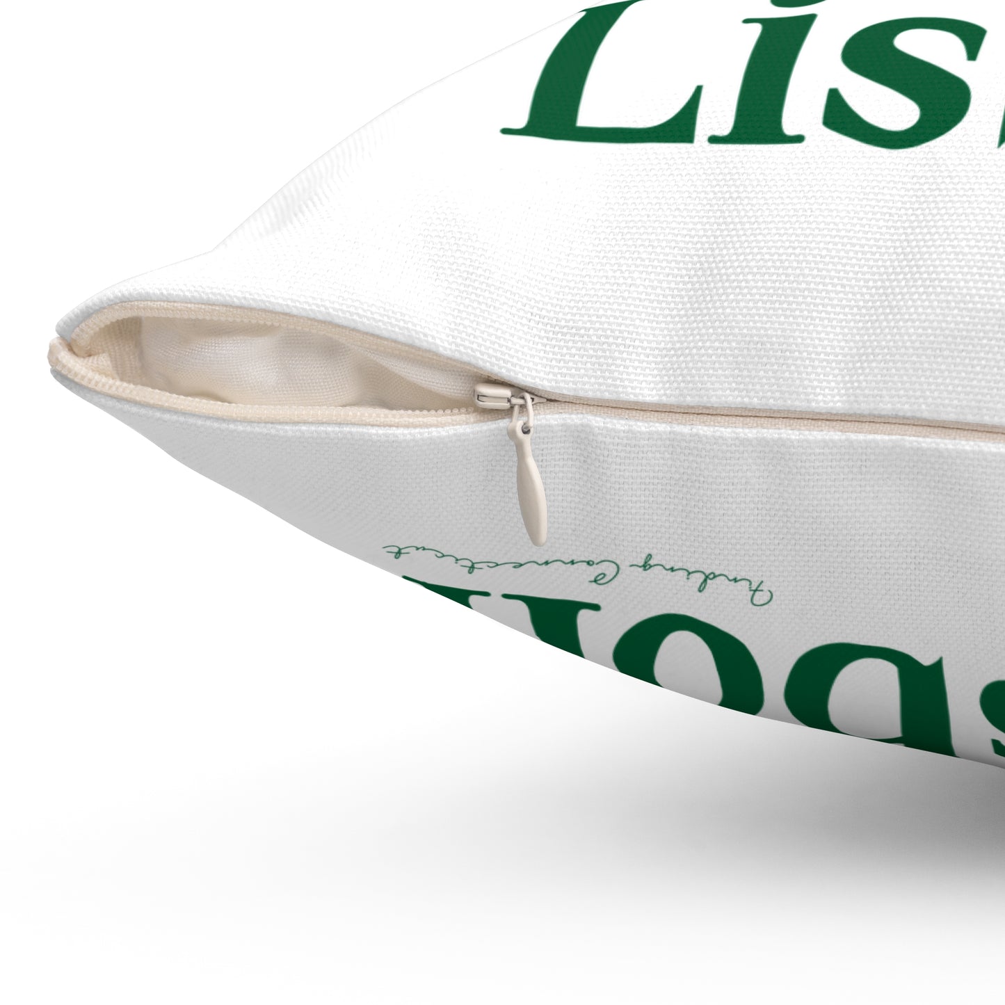 I Clover Lisbon Spun Polyester Square Pillow