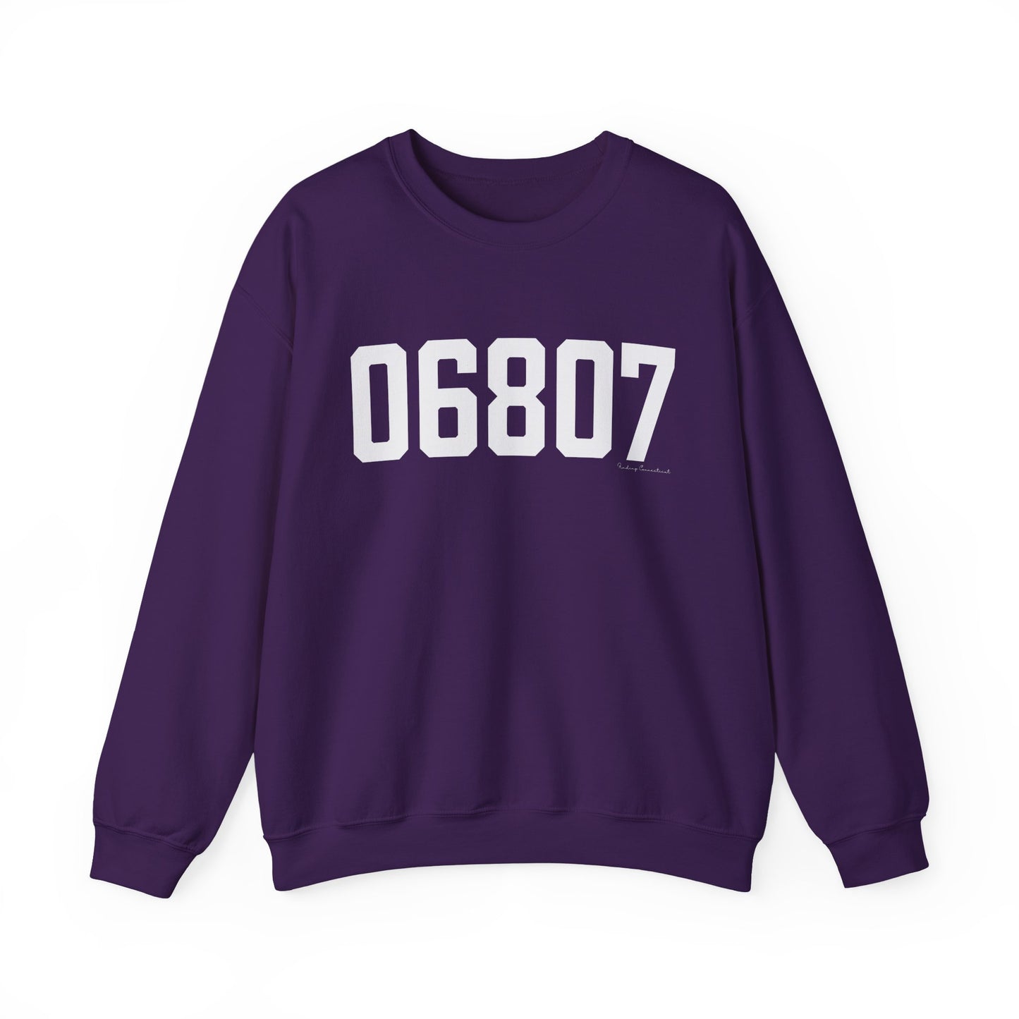 06807 - Greenwich CT Zip Code Unisex Heavy Blend™ Crewneck Sweatshirt