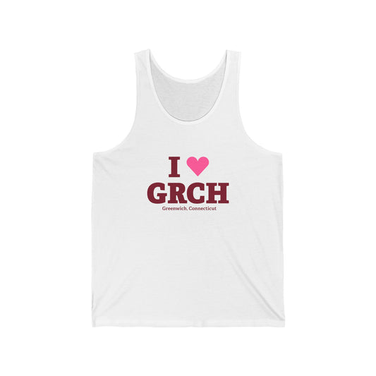 I Heart GRCH Unisex Jersey Tank Top
