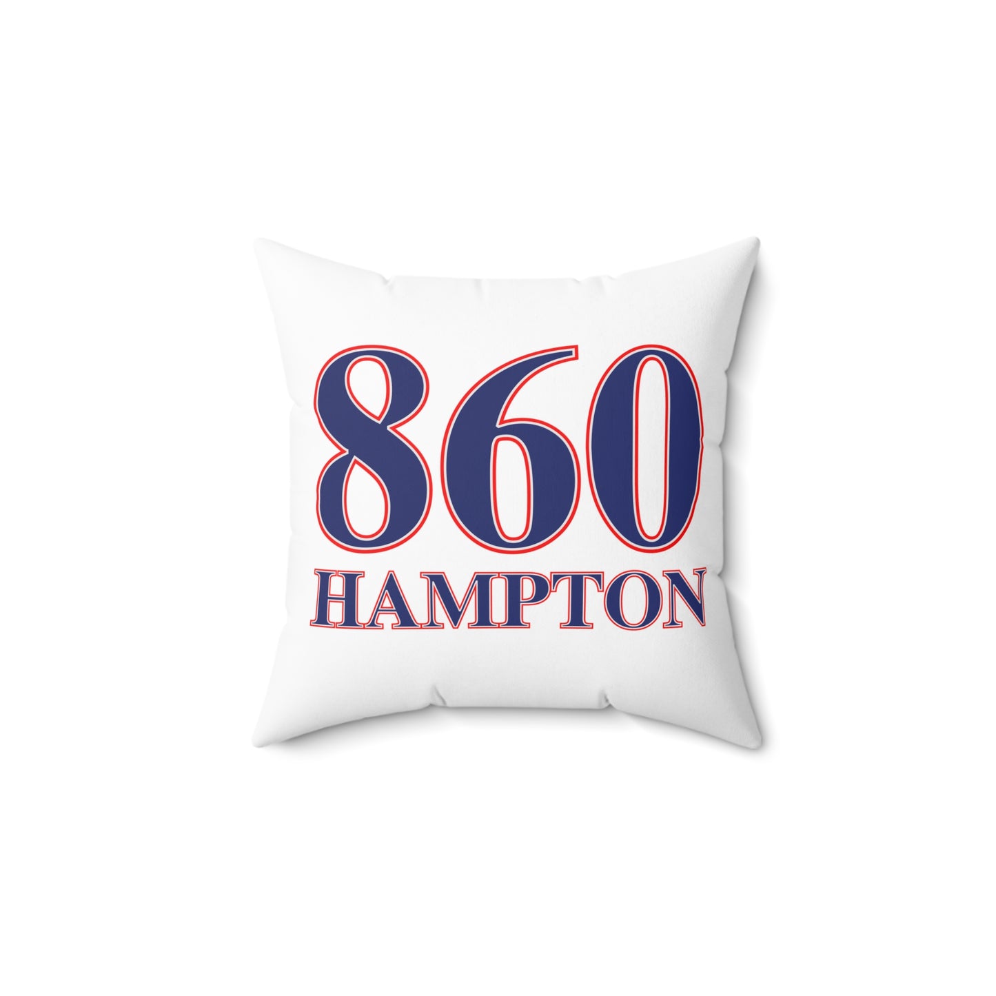 860 Hampton Red, White & Blue Spun Polyester Square Pillow