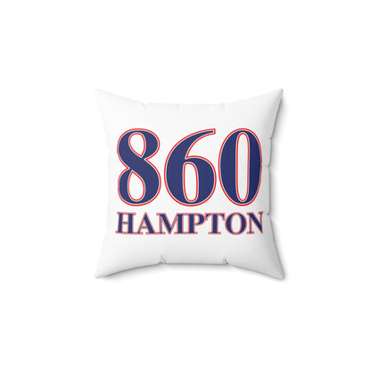860 Hampton Red, White & Blue Spun Polyester Square Pillow