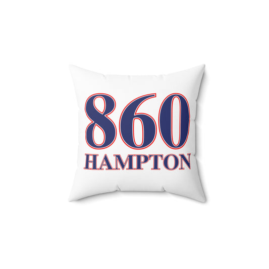 860 Hampton Red, White & Blue Spun Polyester Square Pillow