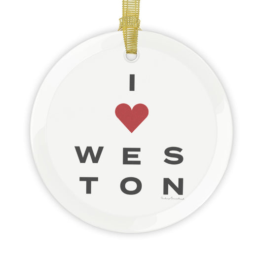 Weston Vision Glass Ornaments