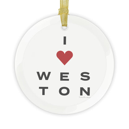 Weston Vision Glass Ornaments
